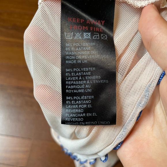 URBAN OUTFITTERS SOLD OUT MESH DRAGON TOP - Picture 5 of 5